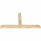 Ekena Millwork Portland Rough Sawn Timber Gable Bracket, Douglas Fir, 60"W x 30"H x 4"D x 4"F, 12/12 Pitch GBW060X30X0404POR00RDF - alternate 4